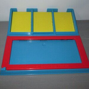 Crayola Create A Critter Coloring Rubbing Plates Vintage Toy Binney & Smith 1982